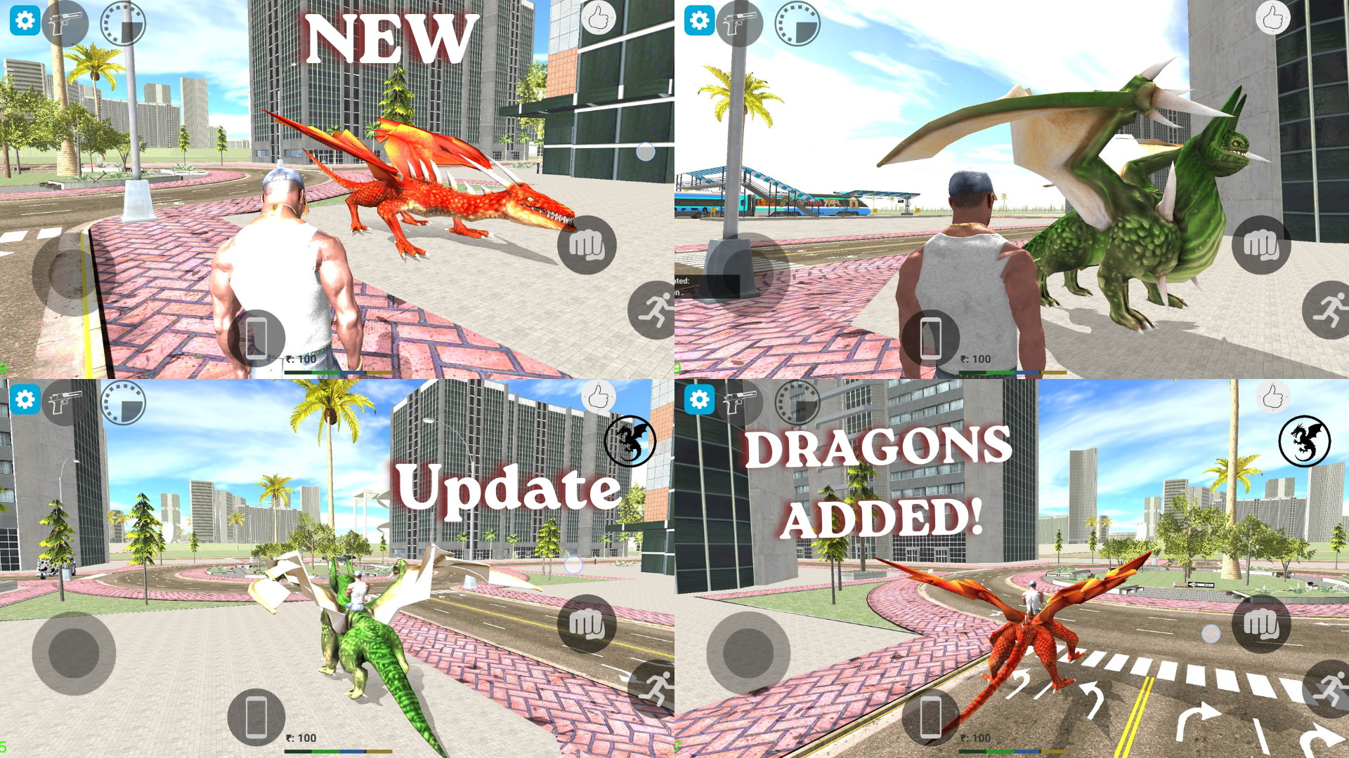 اسکرین شات 1 بازی Indian Bikes Riding 3D