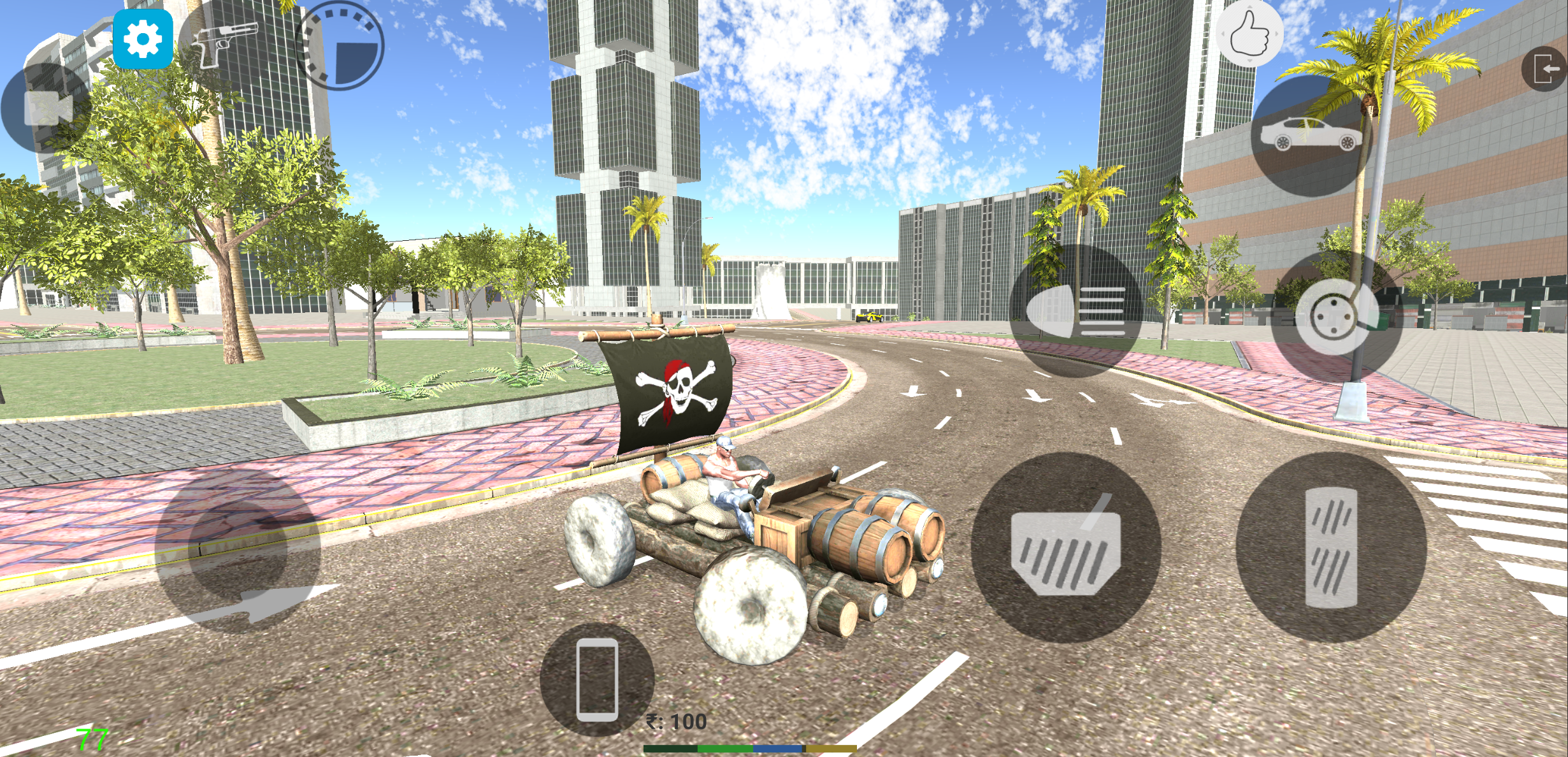 اسکرین شات 5 بازی Indian Bikes Riding 3D