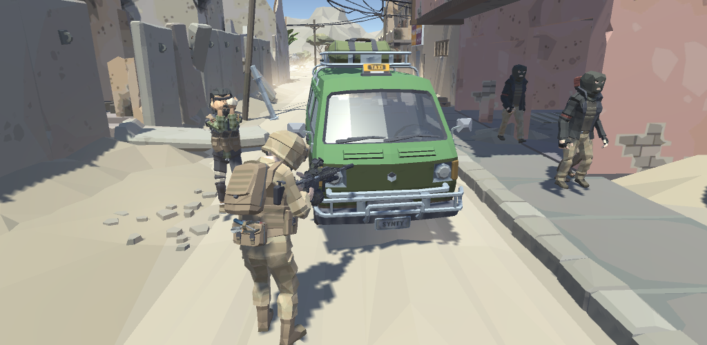 اسکرین شات 1 بازی Dude Theft Military Open World