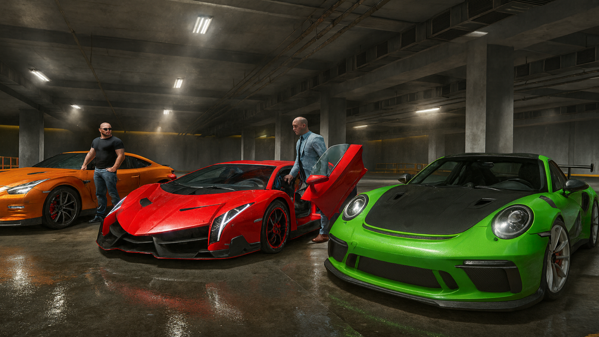 اسکرین شات 3 برنامه Supercar Street Racing Sim