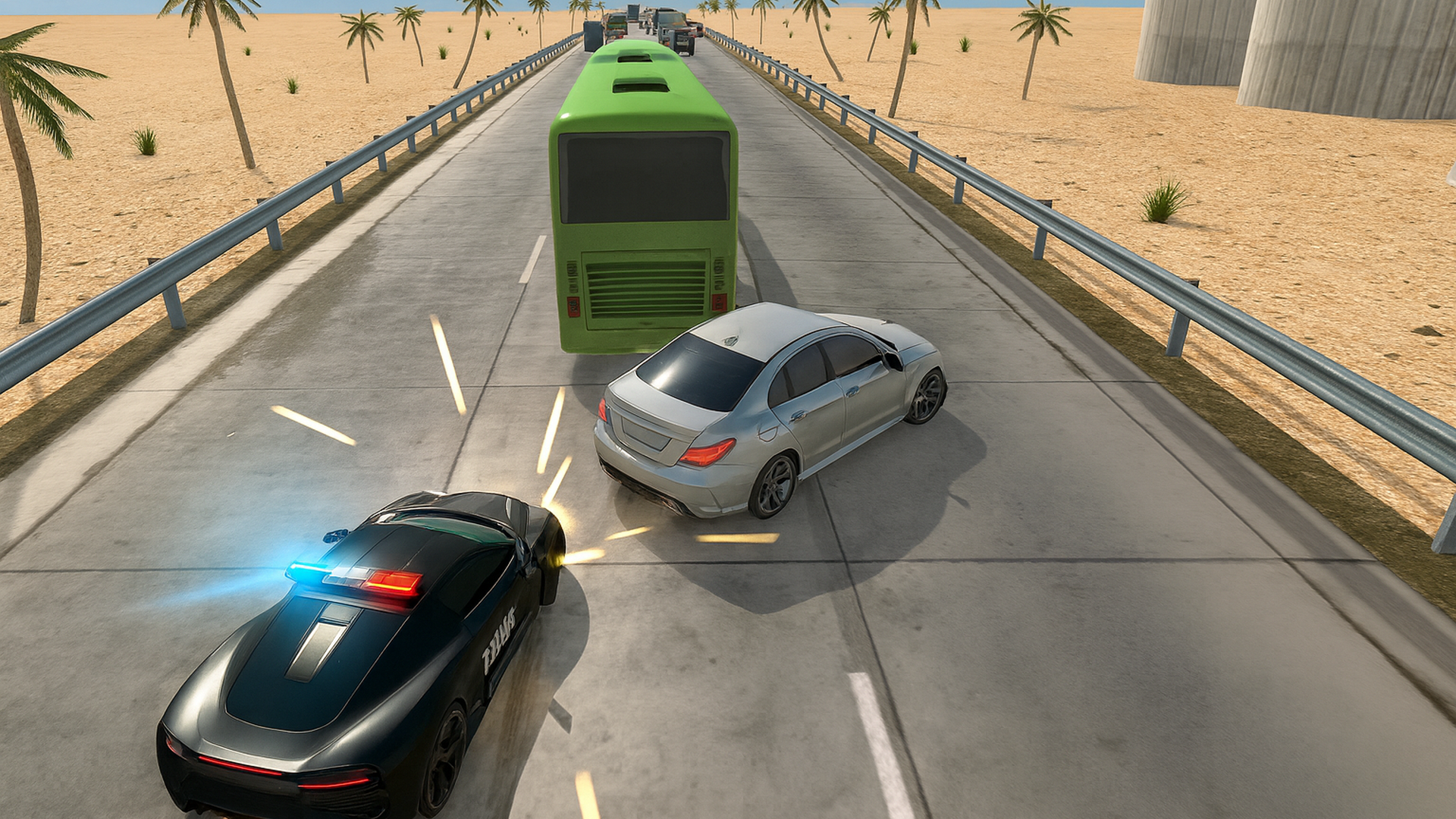 اسکرین شات 5 بازی Police Car Traffic