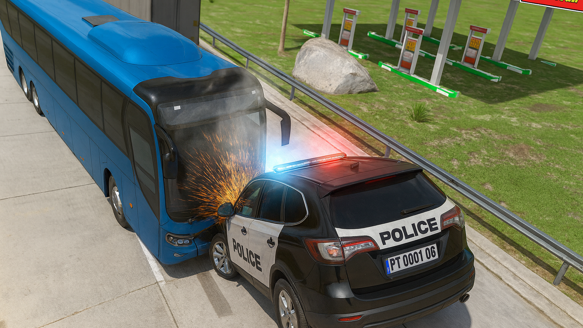 اسکرین شات 3 بازی Police Car Traffic