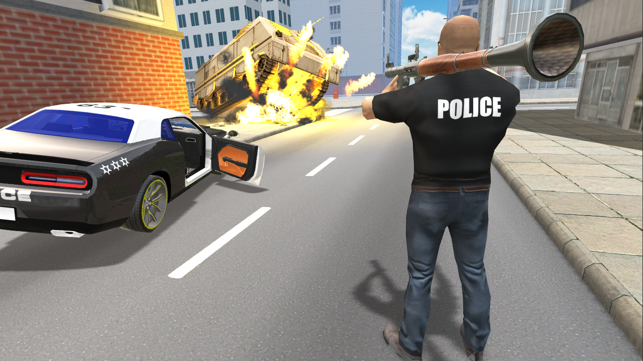 اسکرین شات 4 بازی Police vs Zombie - Action game