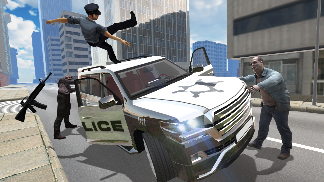 اسکرین شات 2 بازی Police vs Zombie - Action game