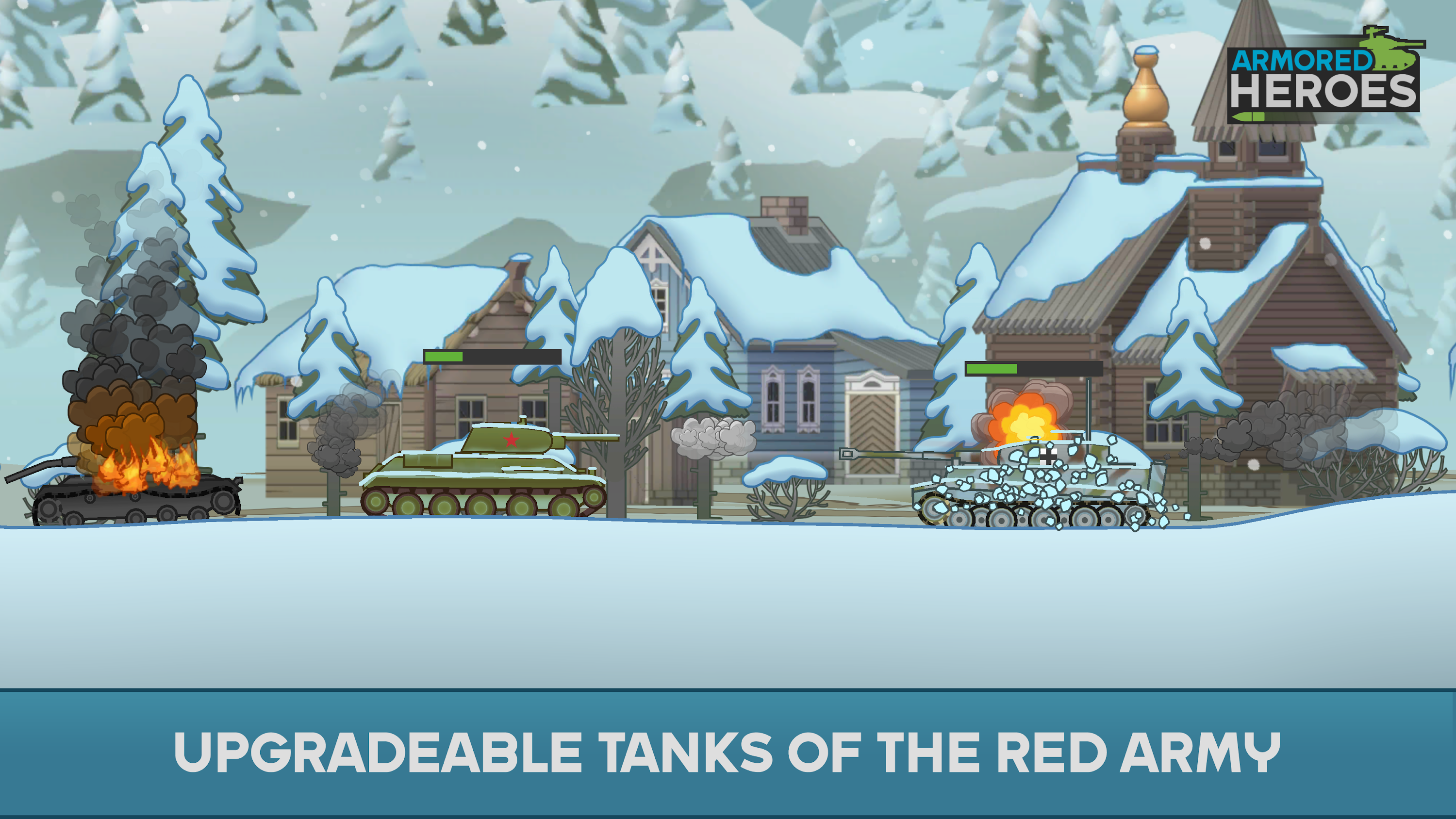 اسکرین شات 5 بازی Armored Heroes - Tank Wars