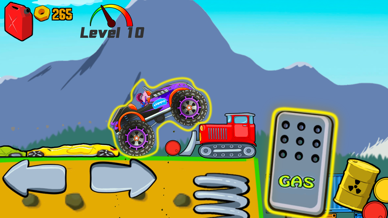اسکرین شات 6 بازی Kids Monster Truck Racing Game