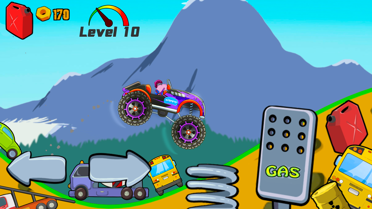 اسکرین شات 4 بازی Kids Monster Truck Racing Game