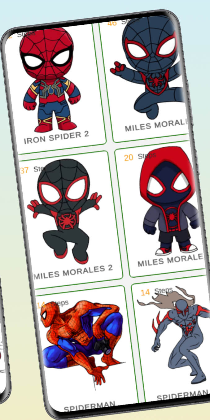 اسکرین شات 3 بازی How to draw SpiderMun