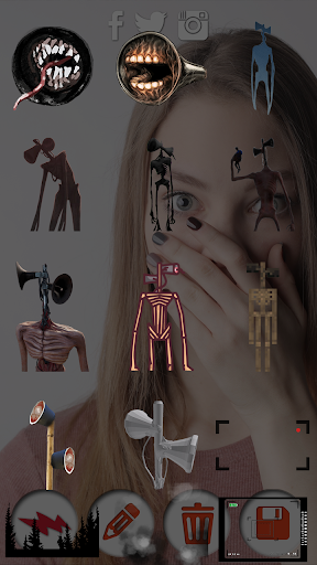 اسکرین شات 2 برنامه Photo Montage Siren Head