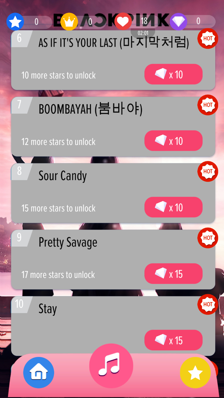 اسکرین شات 4 بازی Piano Tiles: Black Kpop Pink