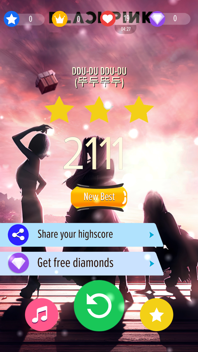 اسکرین شات 5 بازی Piano Tiles: Black Kpop Pink