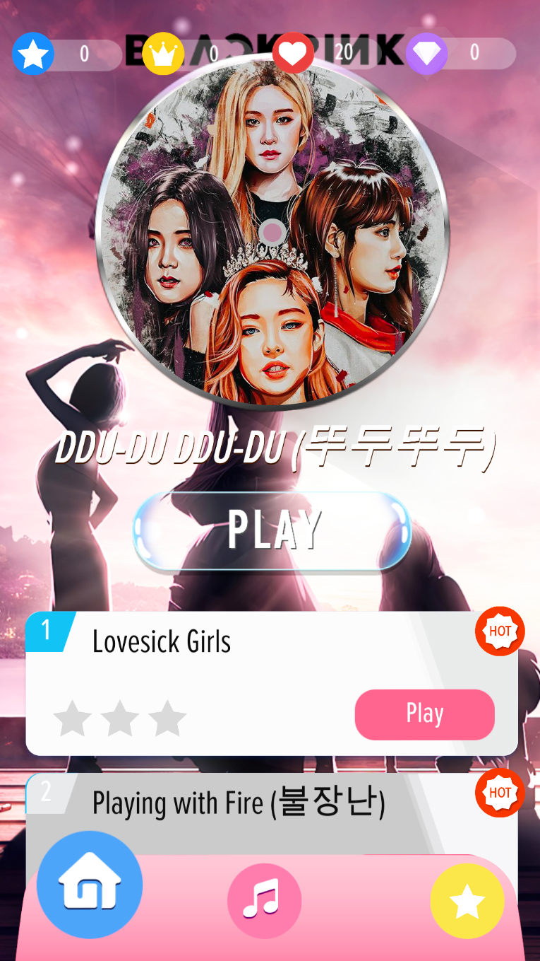 اسکرین شات 1 بازی Piano Tiles: Black Kpop Pink
