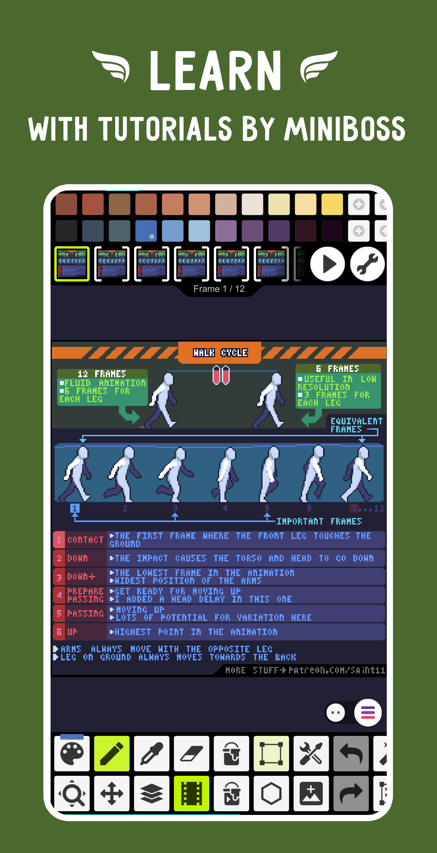 اسکرین شات 8 برنامه Pixel Studio: pixel art editor