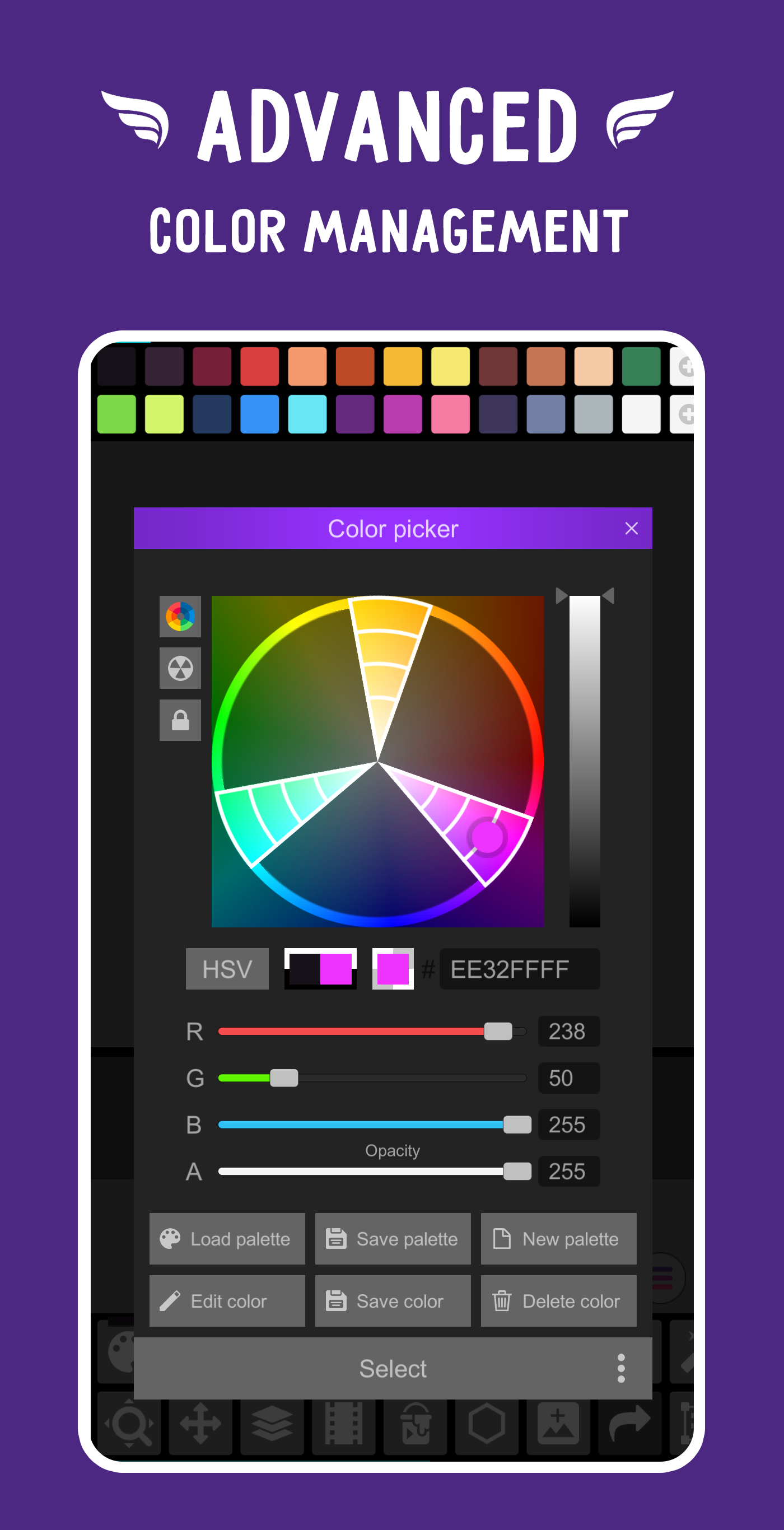 اسکرین شات 6 برنامه Pixel Studio: pixel art editor