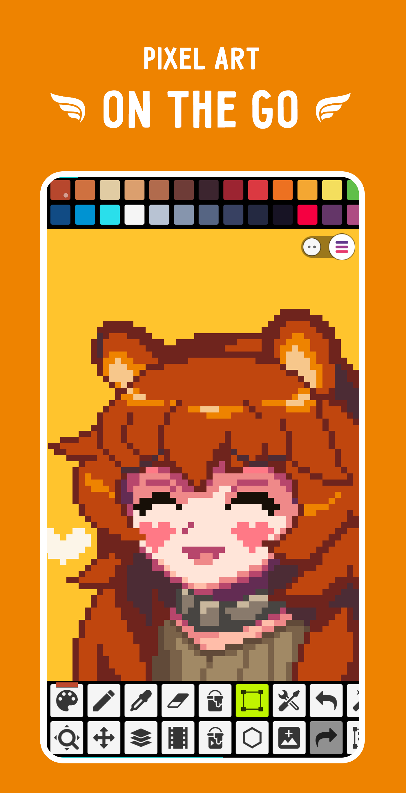 اسکرین شات 1 برنامه Pixel Studio: pixel art editor