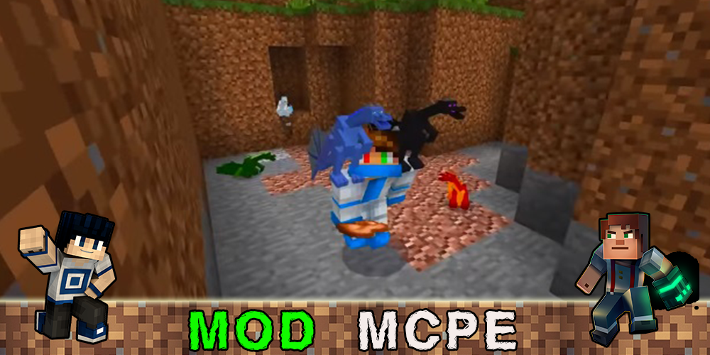 اسکرین شات 1 برنامه Dragons Mod for Minecraft
