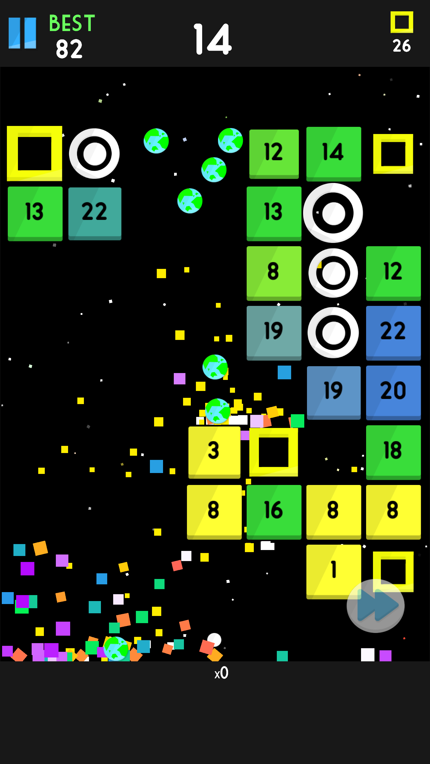 اسکرین شات 4 بازی Balls Plus - Brick Breaker Fun
