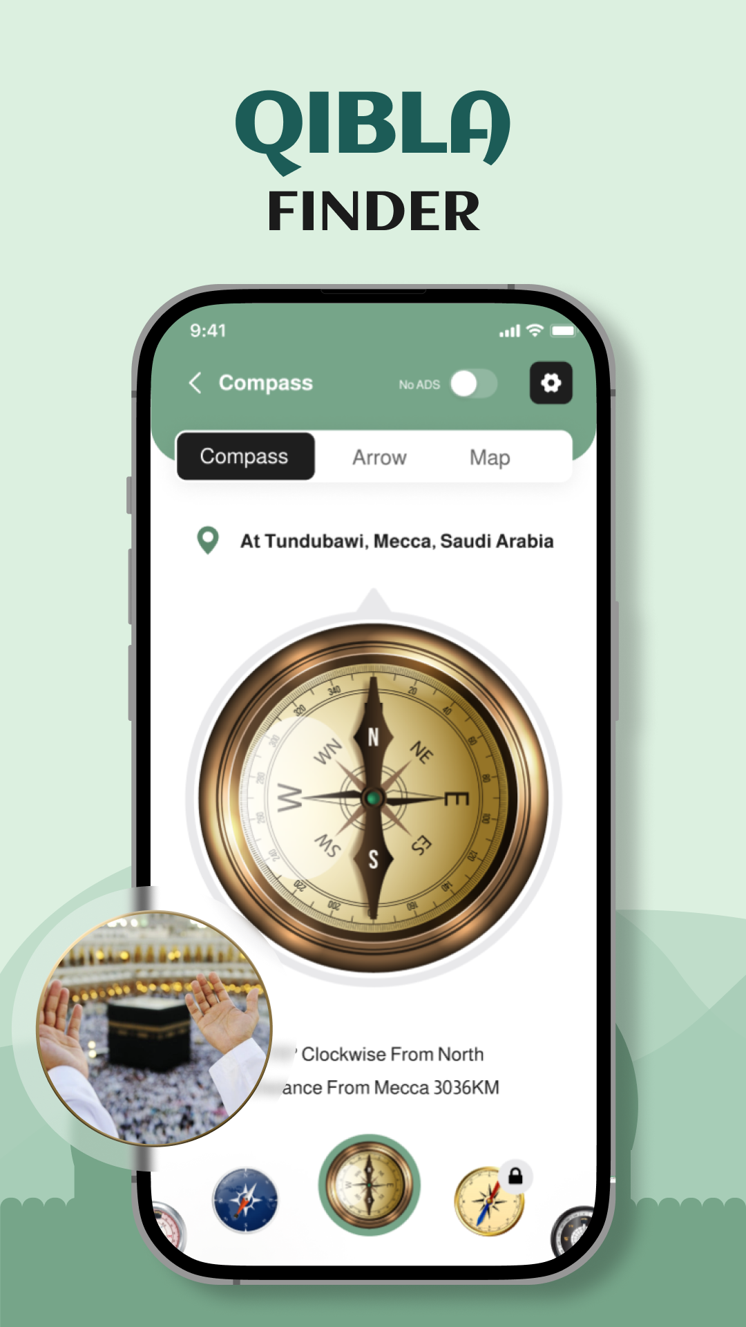 اسکرین شات 4 برنامه Muslim Prayer Time - Namaz