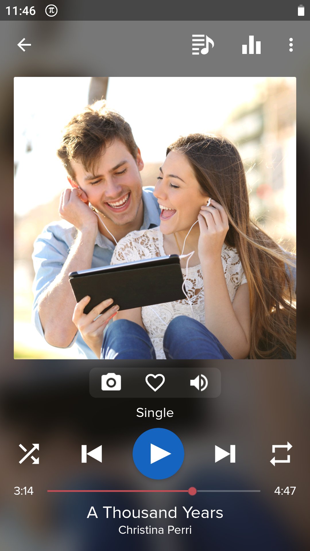 اسکرین شات 8 برنامه Pi Music Player: Offline Music