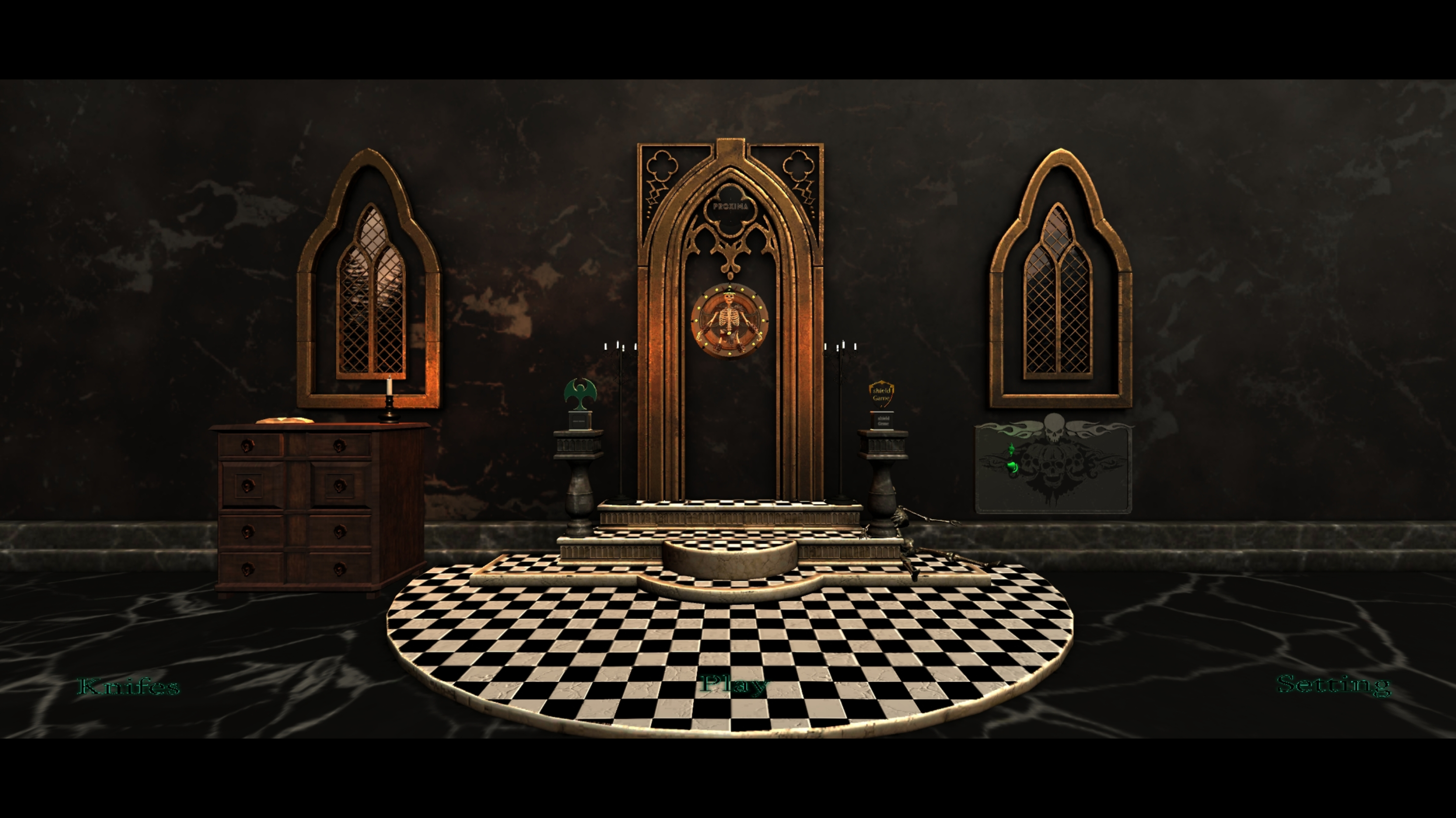 اسکرین شات 1 بازی اسکلت چاقویی