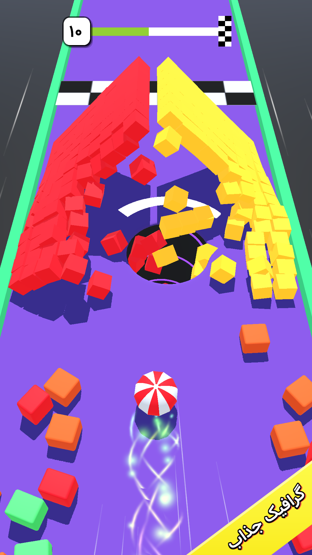 اسکرین شات 2 بازی حفره بلوک شکن(توپ و حفره)