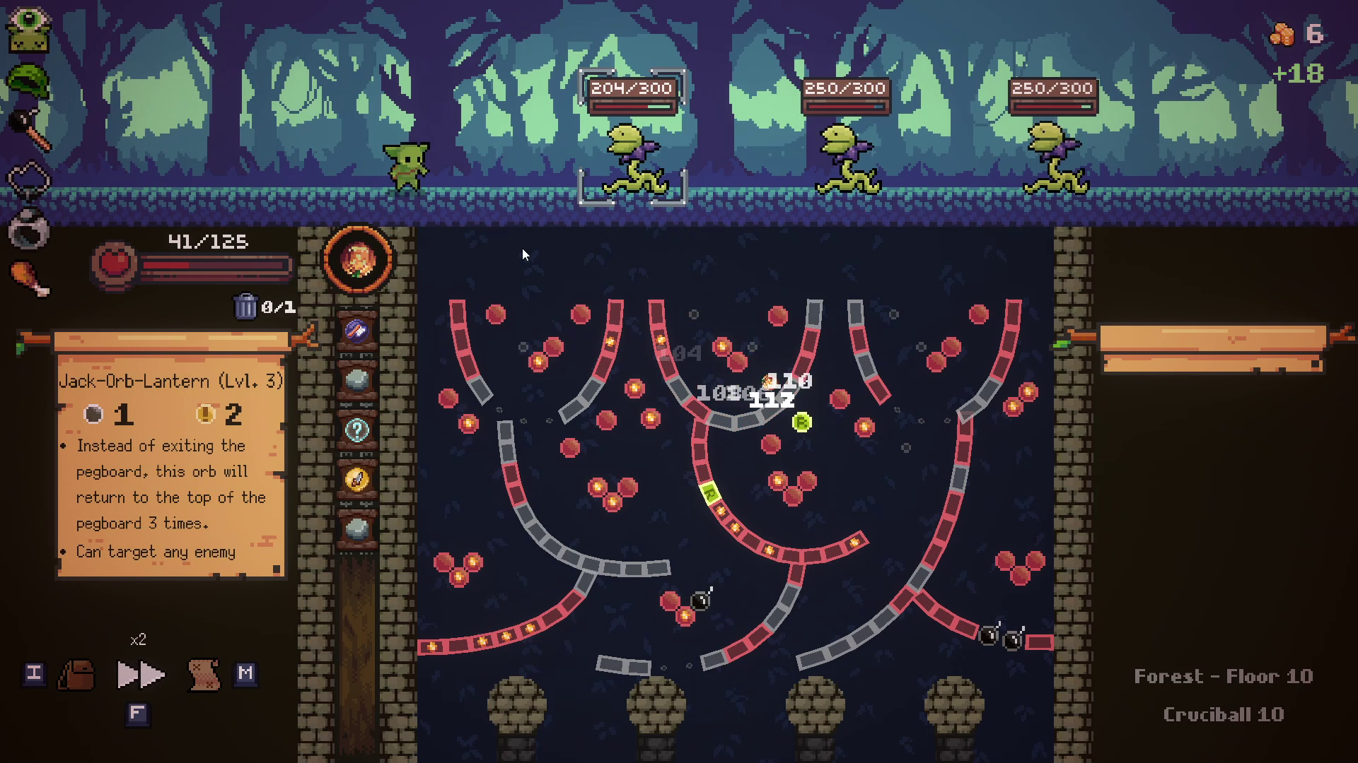 اسکرین شات 2 بازی Peglin - A Pachinko Roguelike