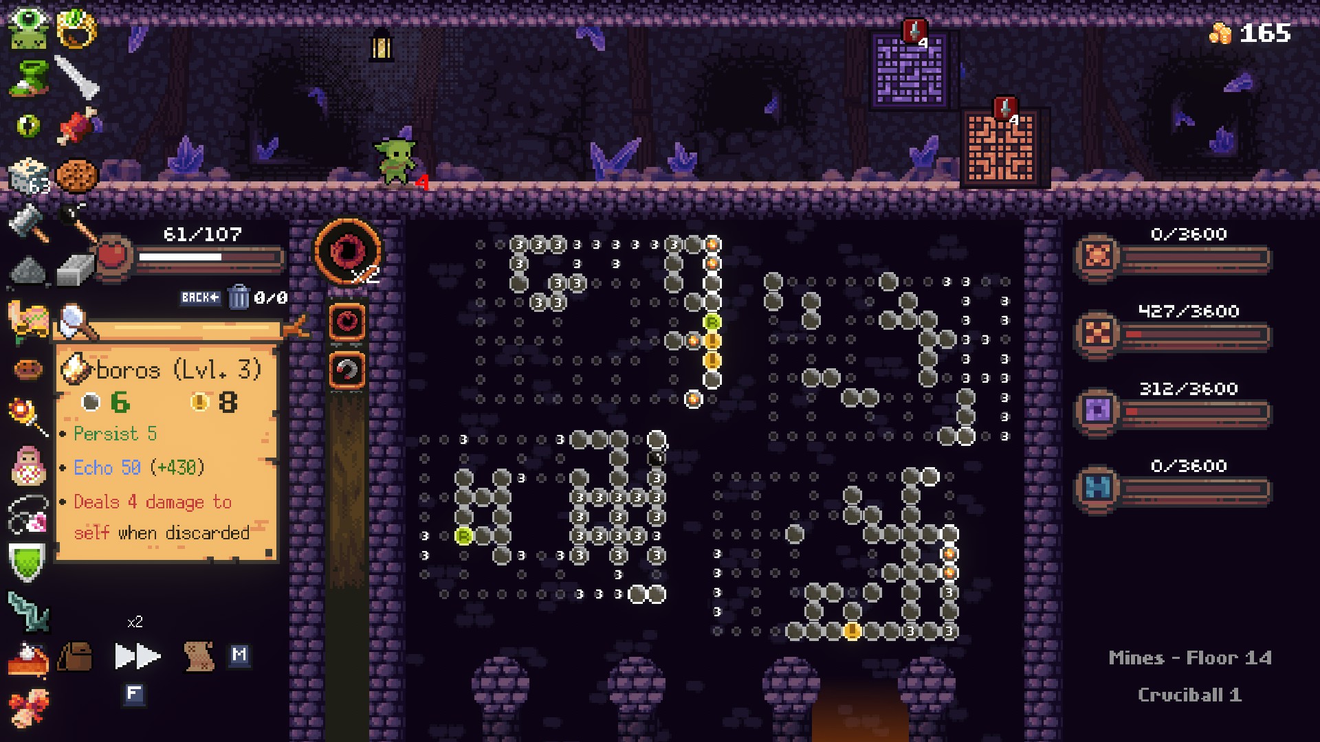 اسکرین شات 7 بازی Peglin - A Pachinko Roguelike