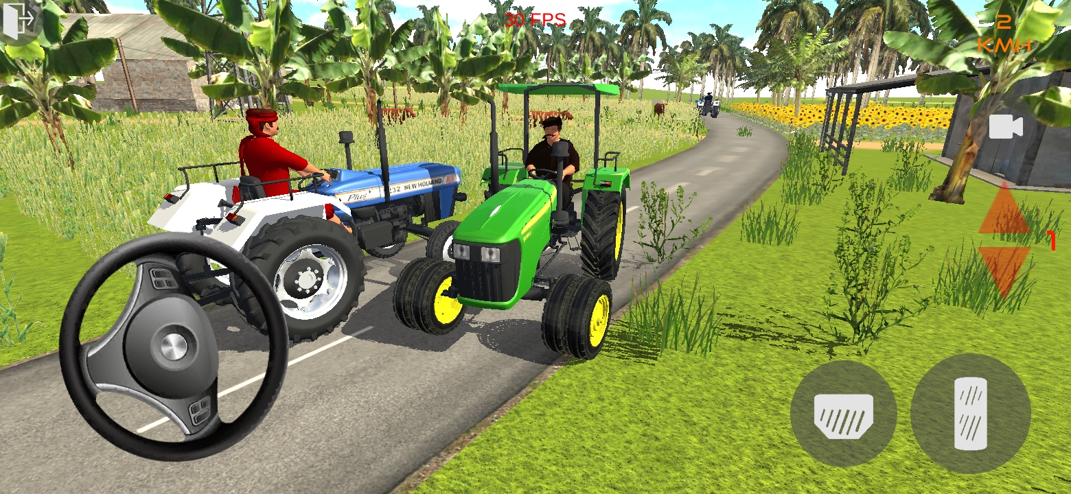 اسکرین شات 1 بازی Indian Tractor Driving 3D