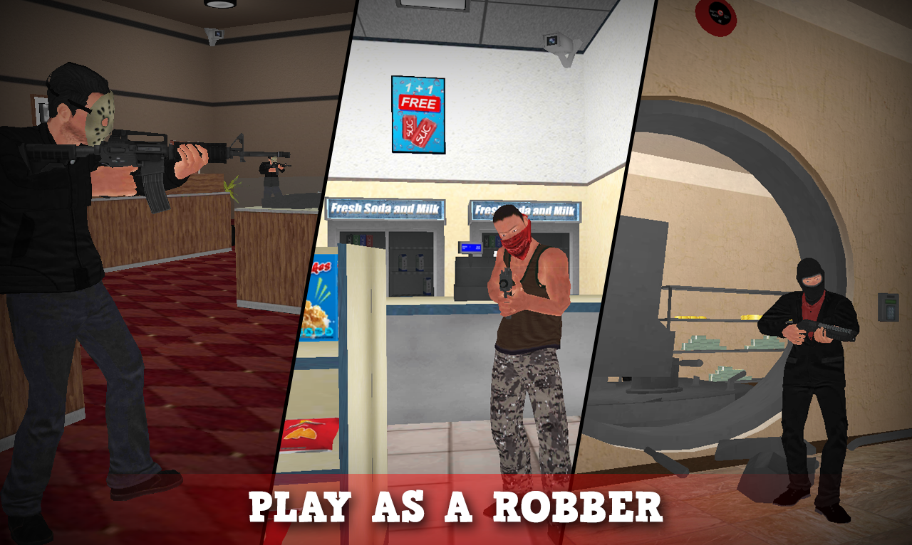 اسکرین شات 2 بازی Justice Rivals 3 Cops&Robbers