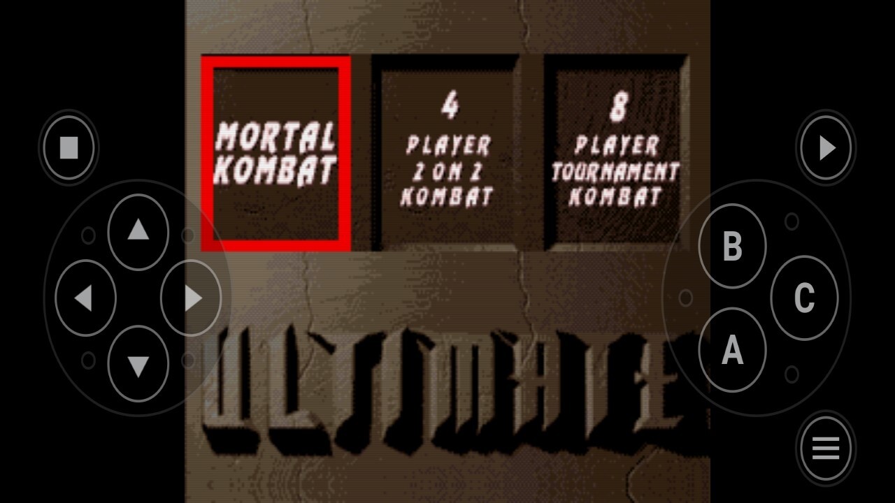 اسکرین شات 1 بازی شبیه ساز مورتال کمبت 3 نهایی سگا