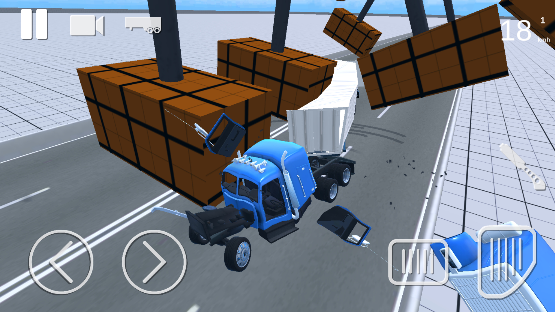 اسکرین شات 3 بازی Truck Crash Simulator Accident