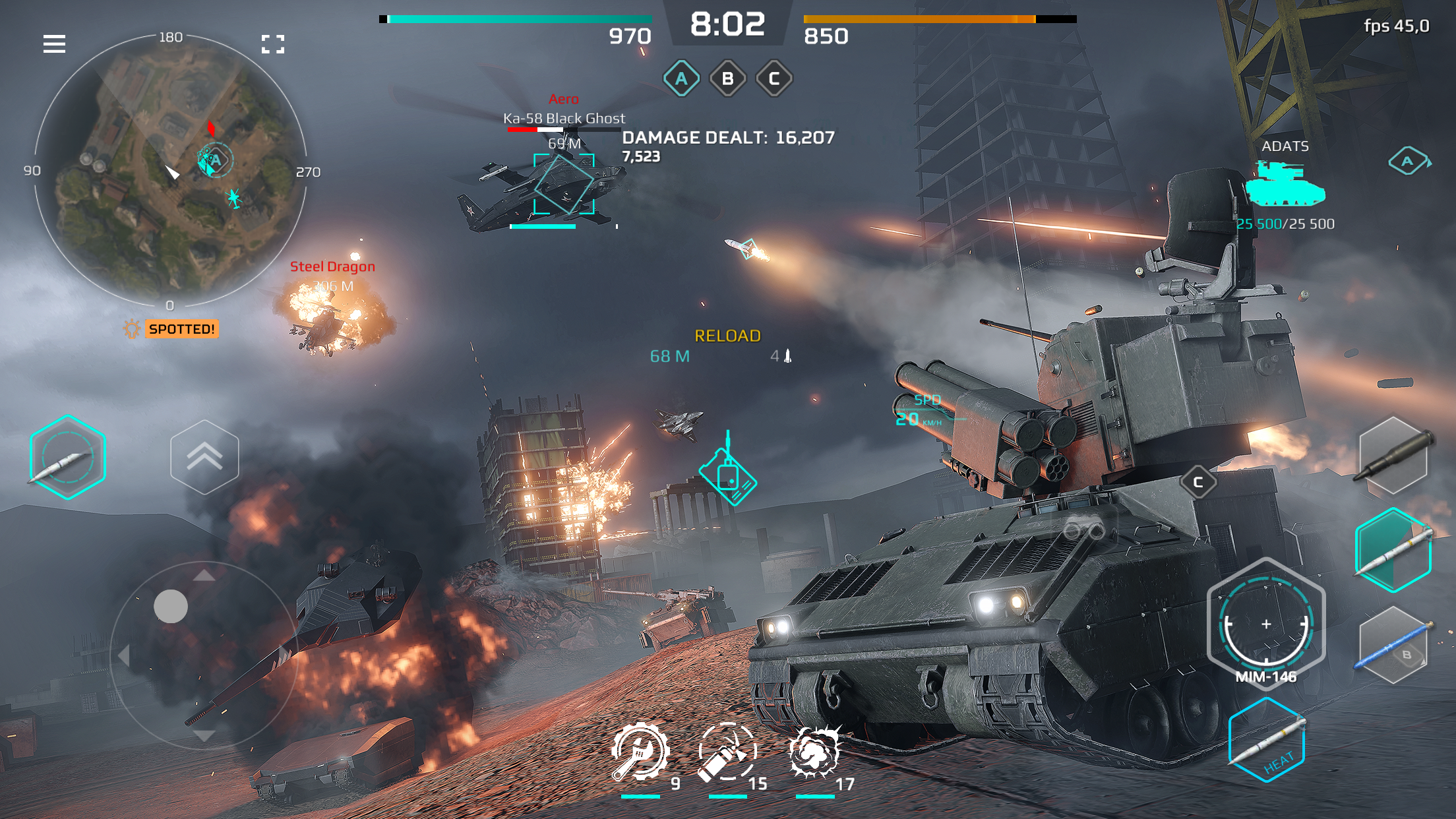 اسکرین شات 3 بازی MWT: Tank Battles