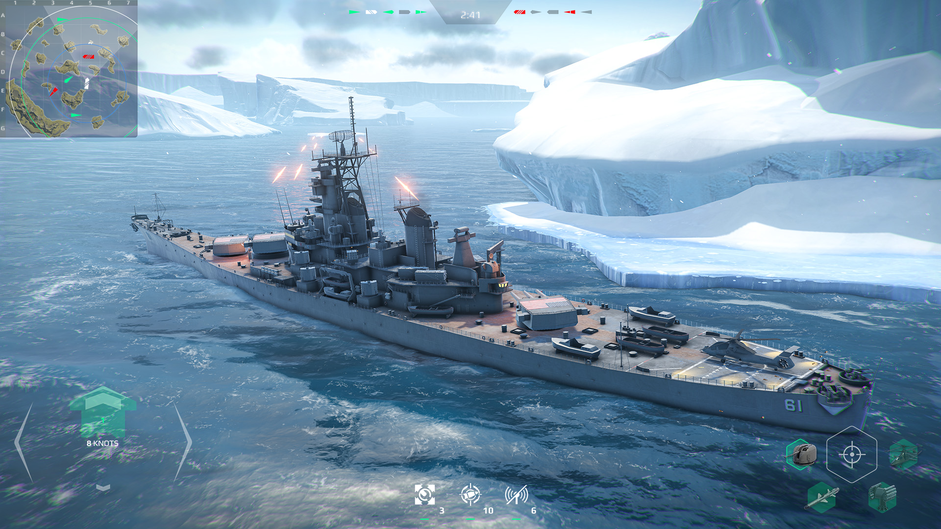 اسکرین شات 2 بازی Modern Warships: Naval Battles