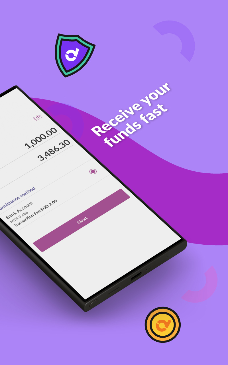 اسکرین شات 4 برنامه Dash by Western Union