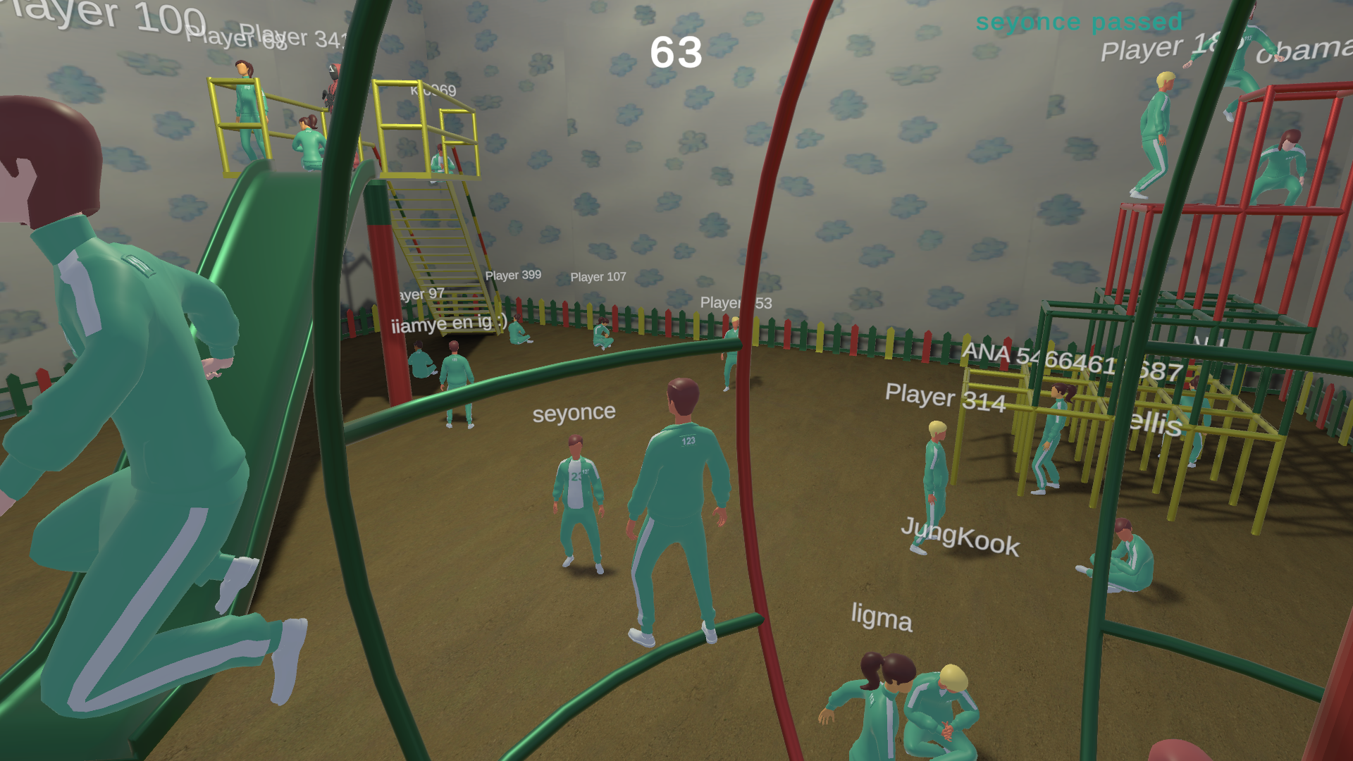 اسکرین شات 3 بازی Squid Game Online