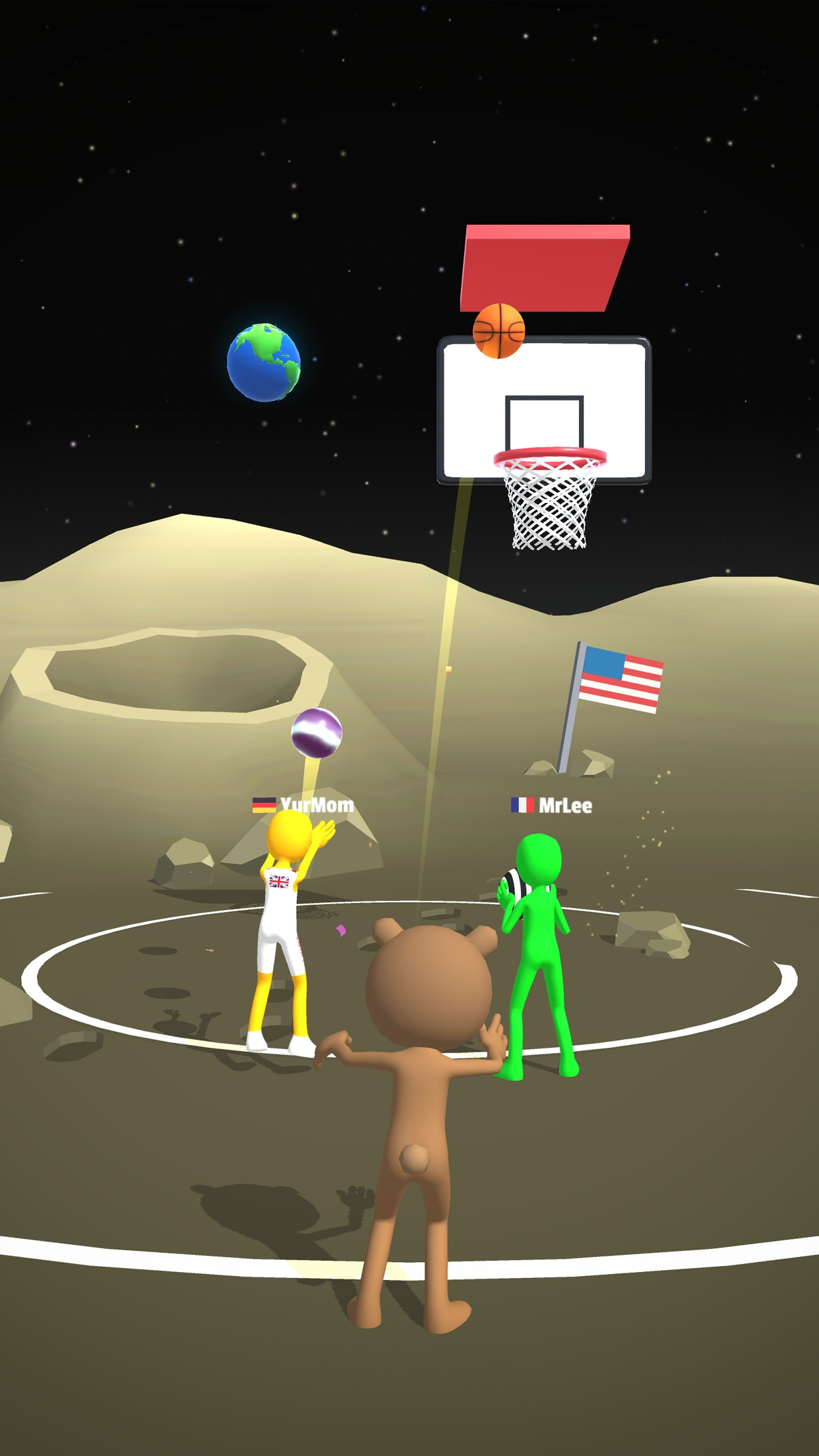 اسکرین شات 7 بازی Five Hoops - Basketball Game