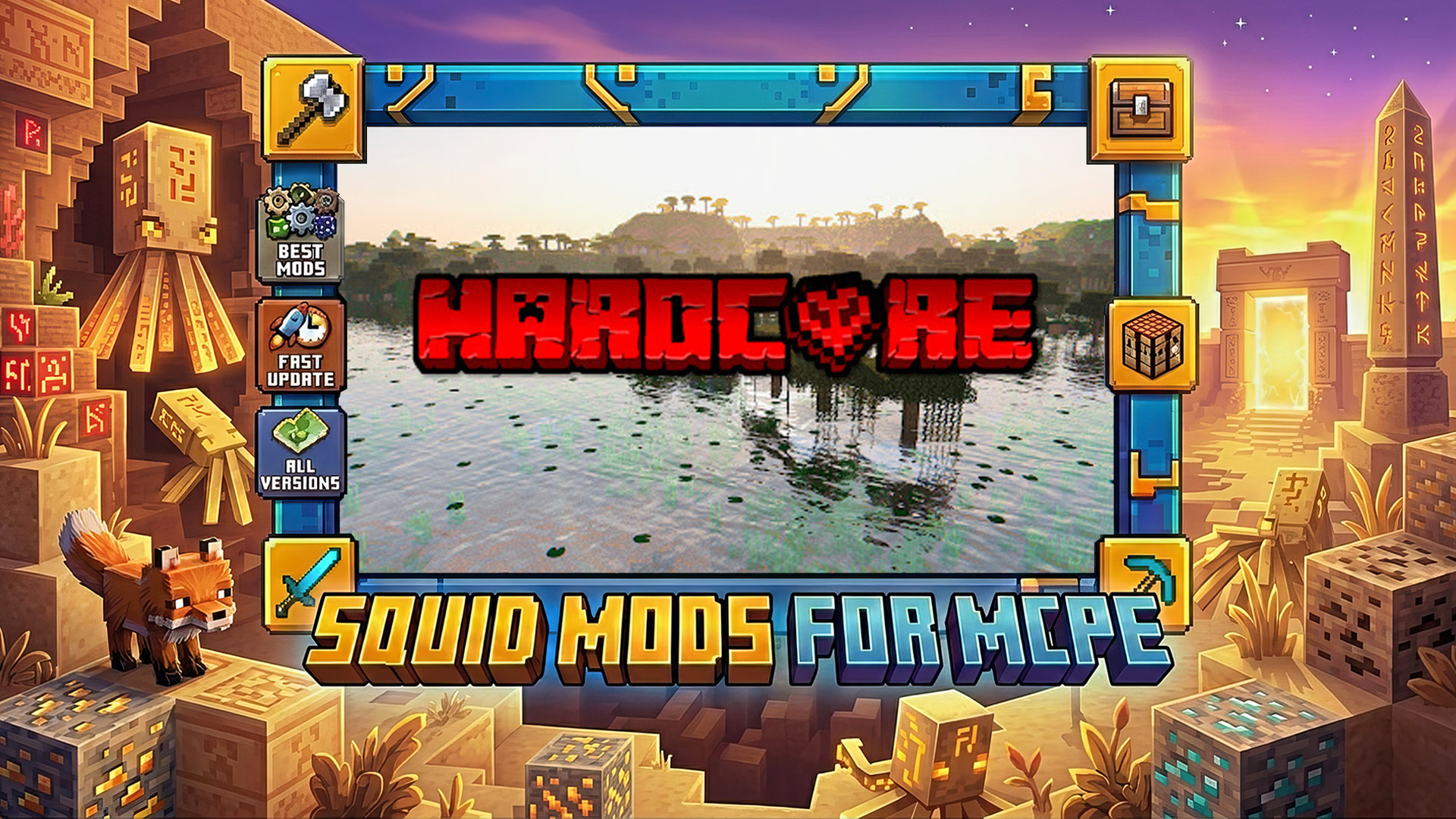 اسکرین شات 3 برنامه Hardcore Mod for Minecraft PE