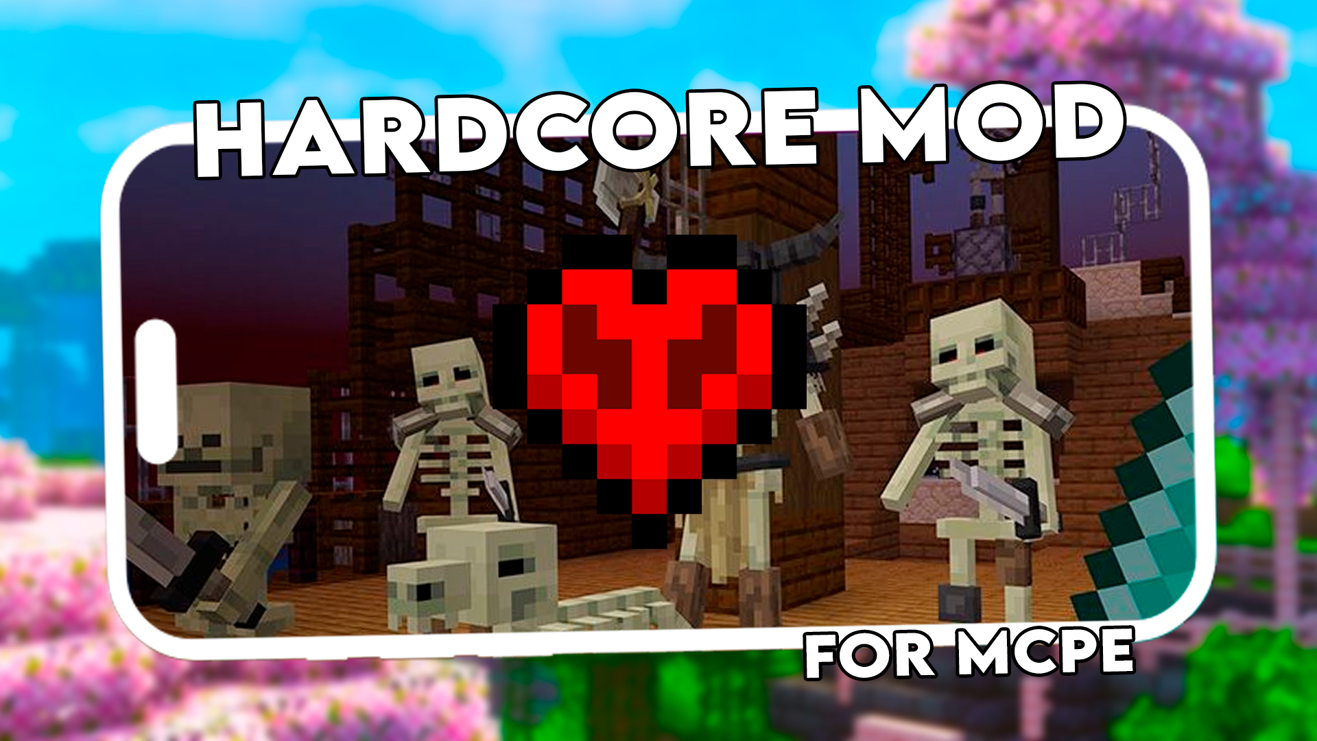 اسکرین شات 5 برنامه Hardcore Mod for Minecraft PE