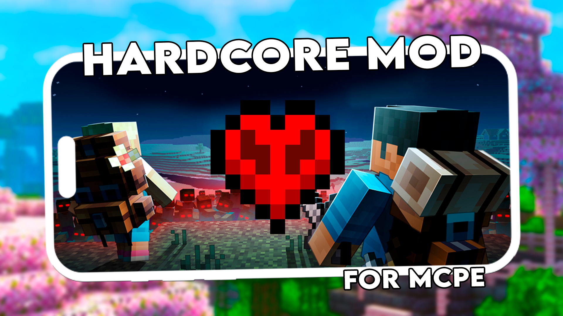 اسکرین شات 8 برنامه Hardcore Mod for Minecraft PE