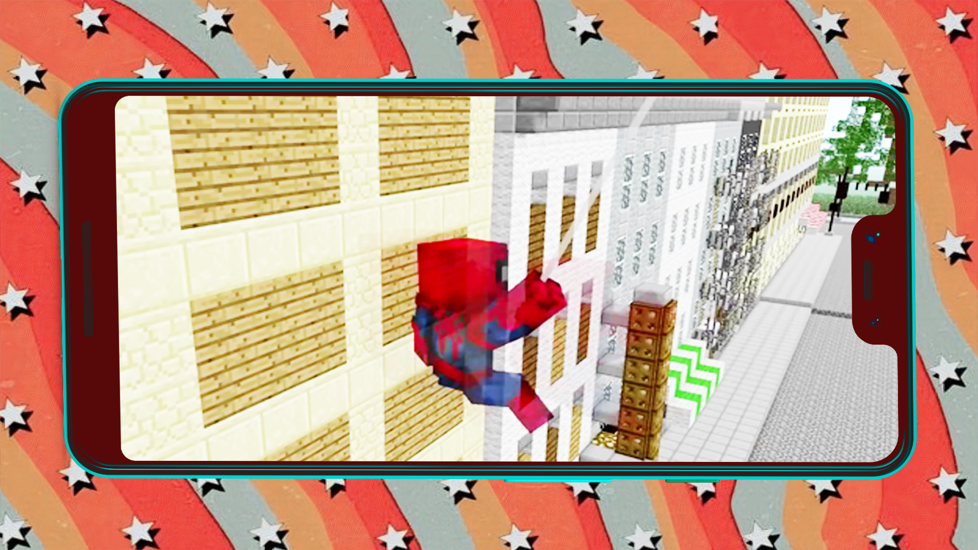 اسکرین شات 2 بازی Spider-Man Game Minecraft Mod