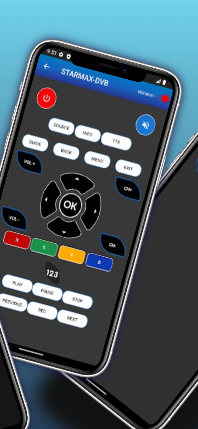 اسکرین شات 2 برنامه Remote control for StarMax DVB