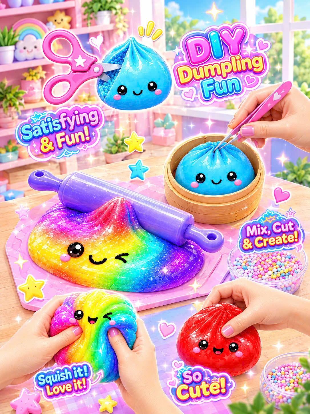 اسکرین شات 3 بازی Mystery Dumpling Squishy