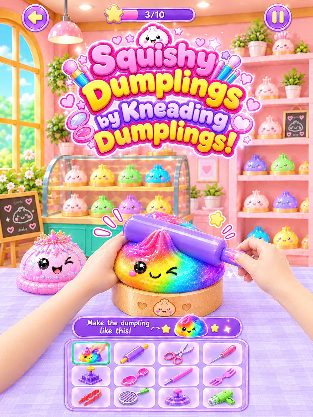 اسکرین شات 6 بازی Mystery Dumpling Squishy