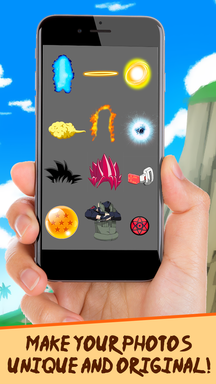 اسکرین شات 2 برنامه Super Power Anime Stickers