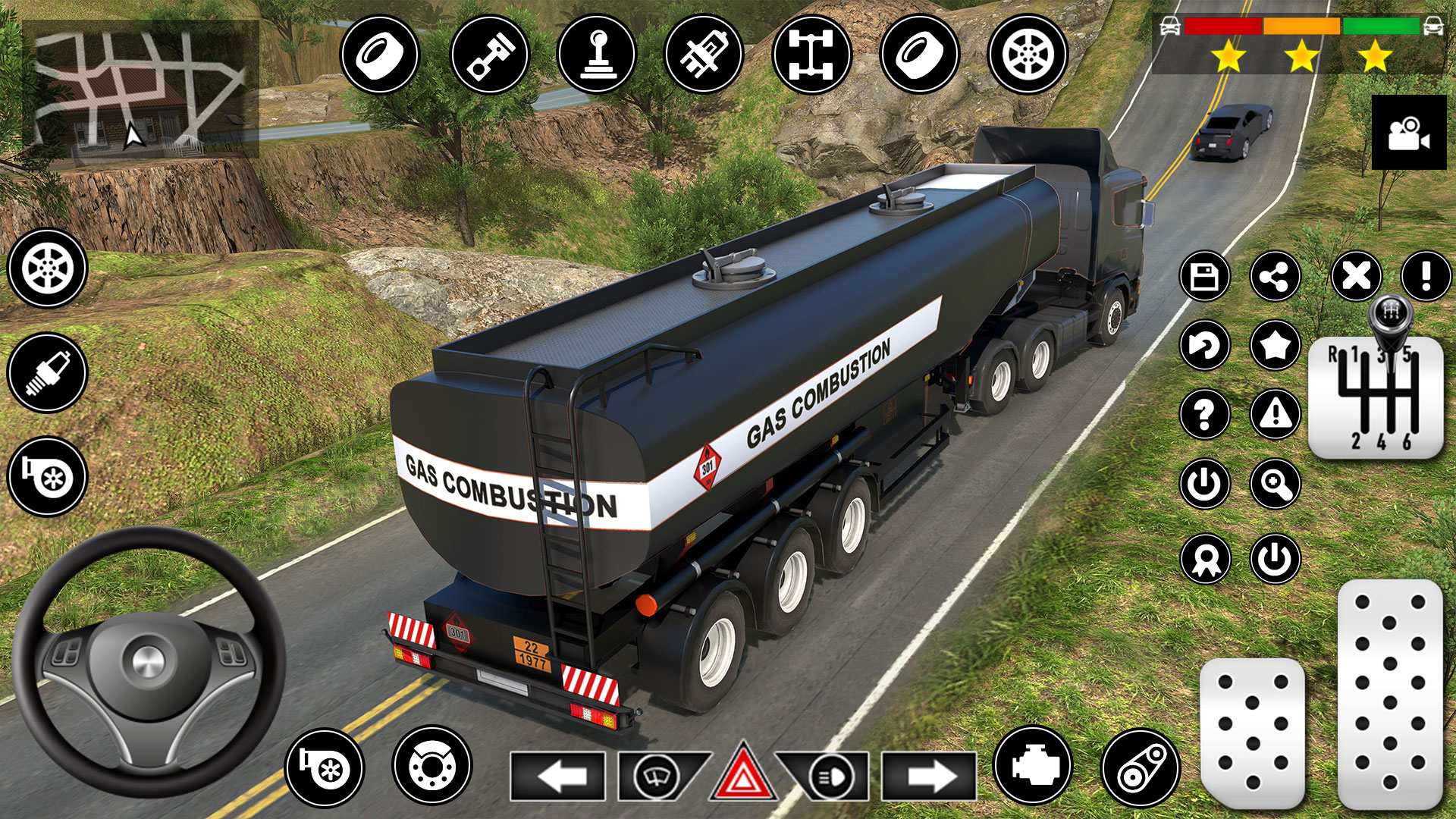 اسکرین شات 4 برنامه Real Truck Parking Games 3D