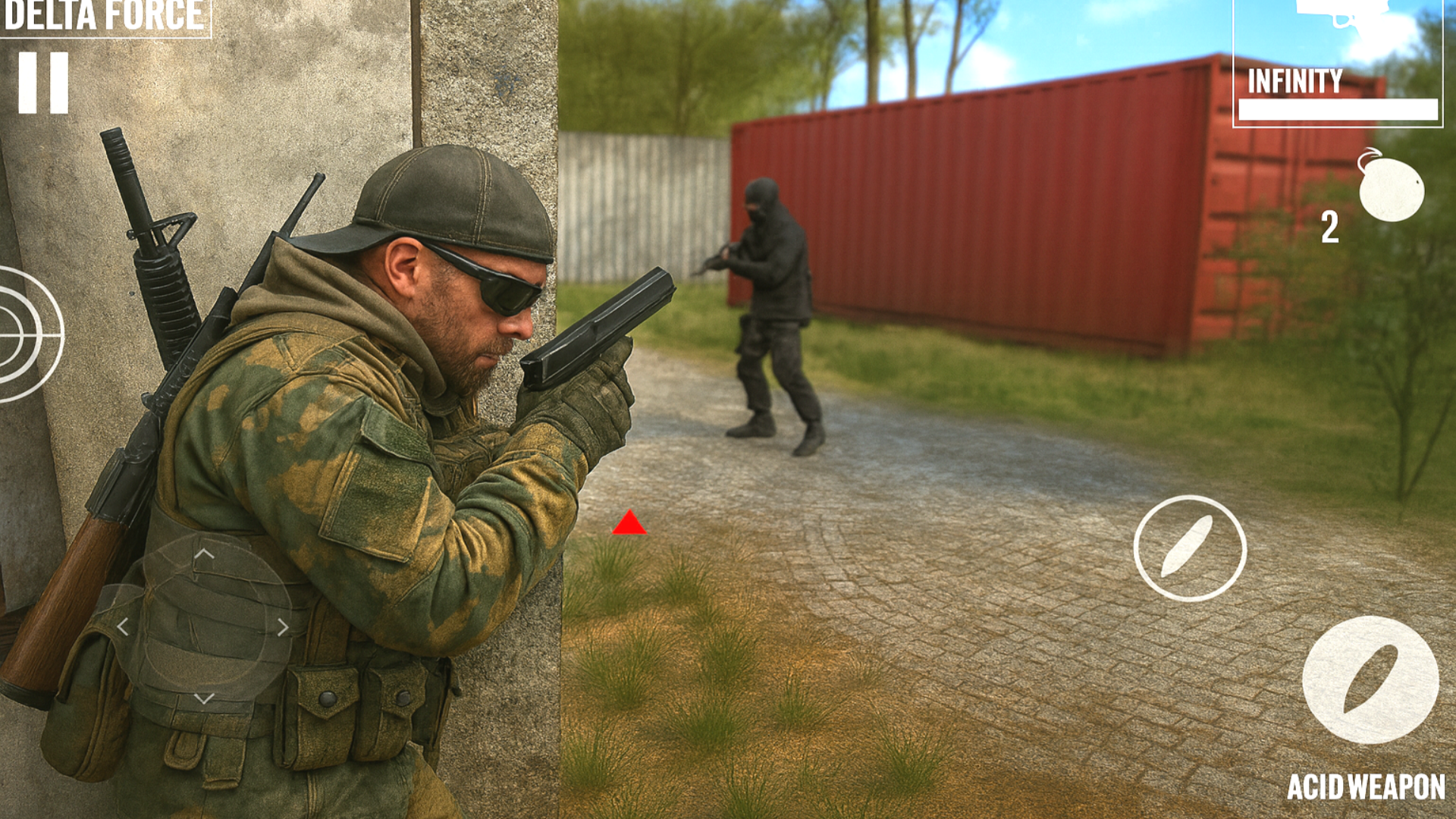 اسکرین شات 1 بازی Delta Assault Shooting Games