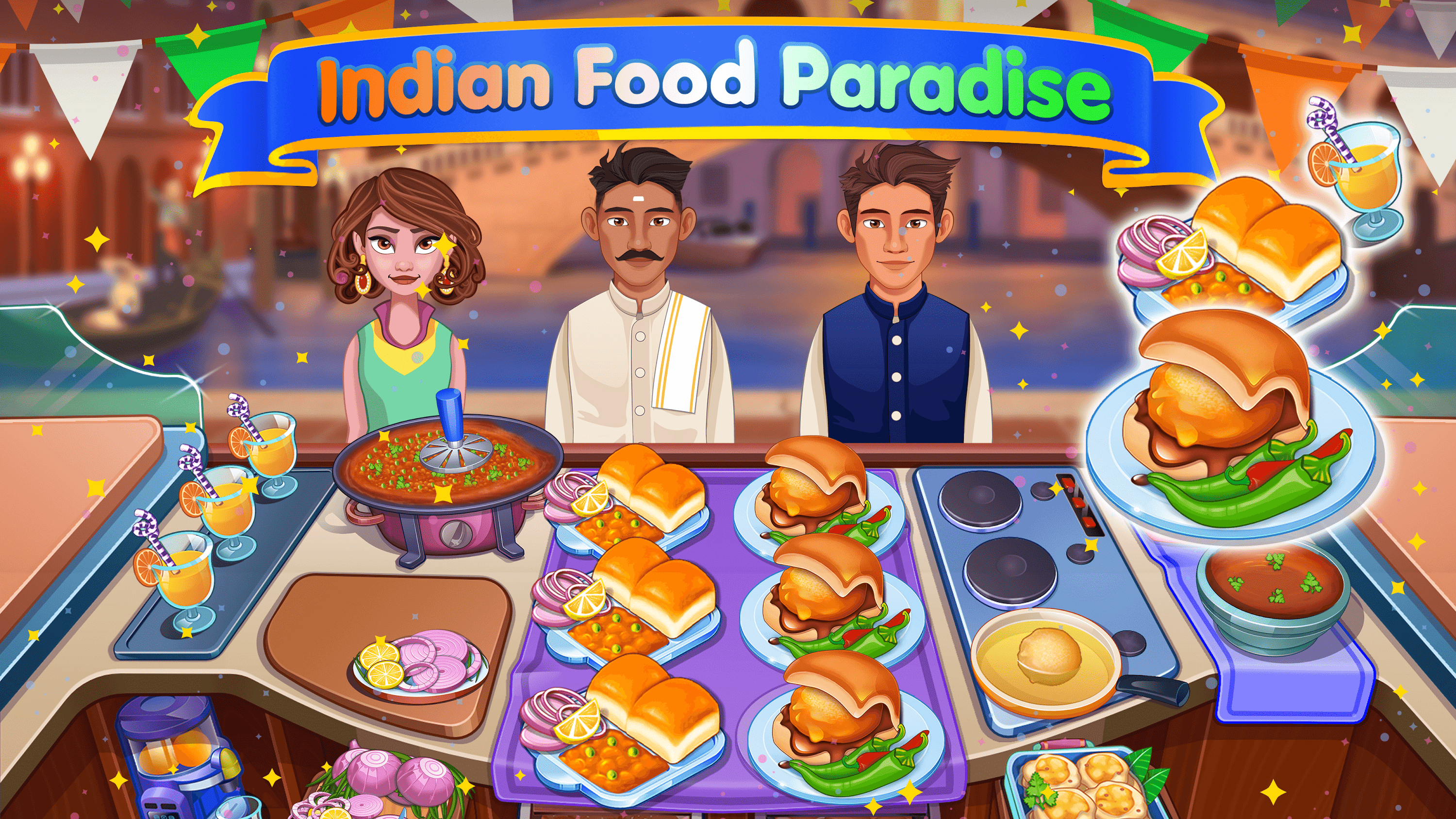 اسکرین شات 2 بازی Indian Cooking Star: Chef Game