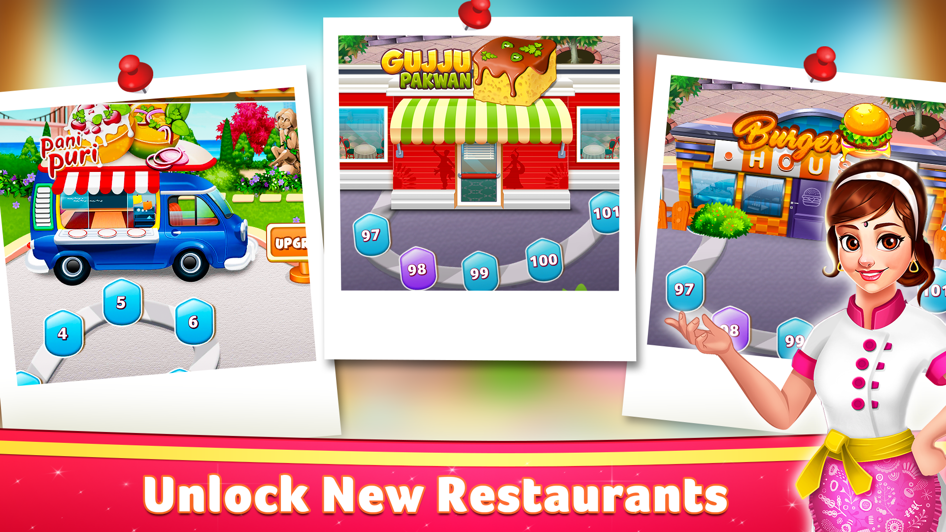 اسکرین شات 5 بازی Indian Cooking Star: Chef Game
