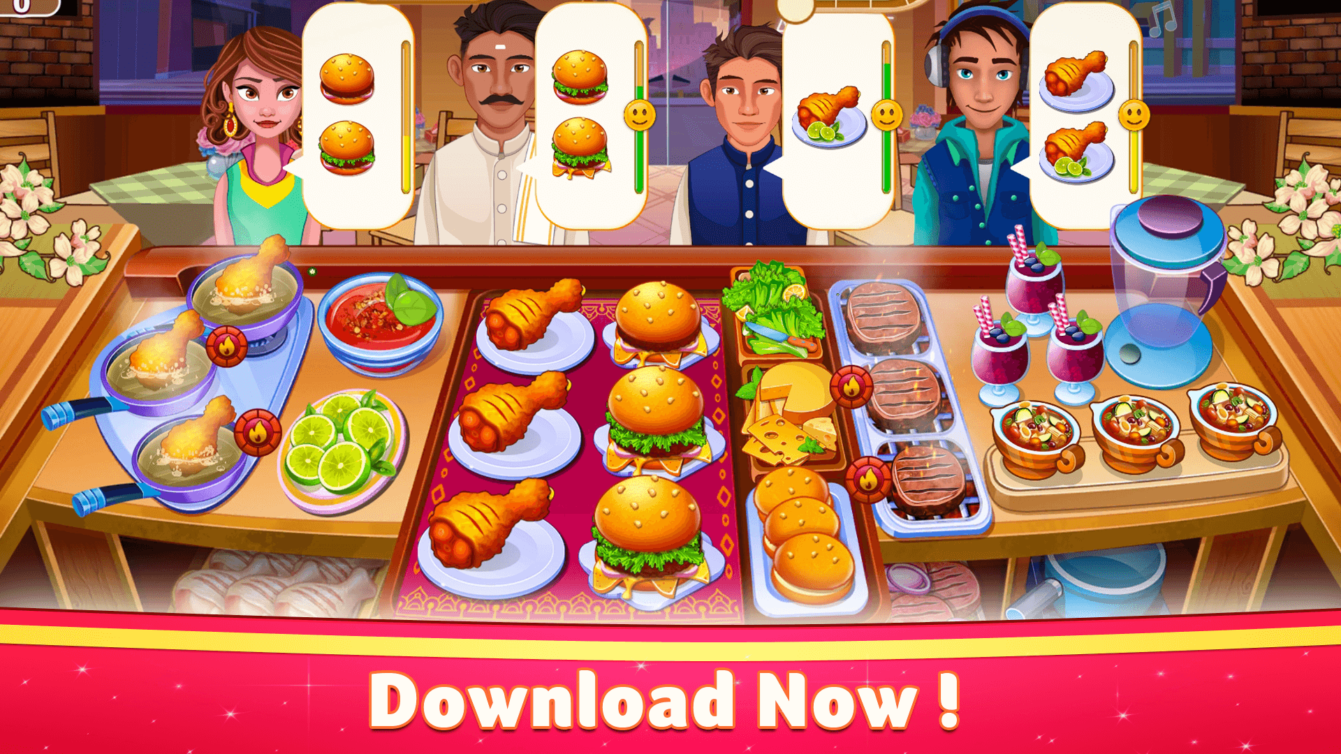 اسکرین شات 3 بازی Indian Cooking Star: Chef Game