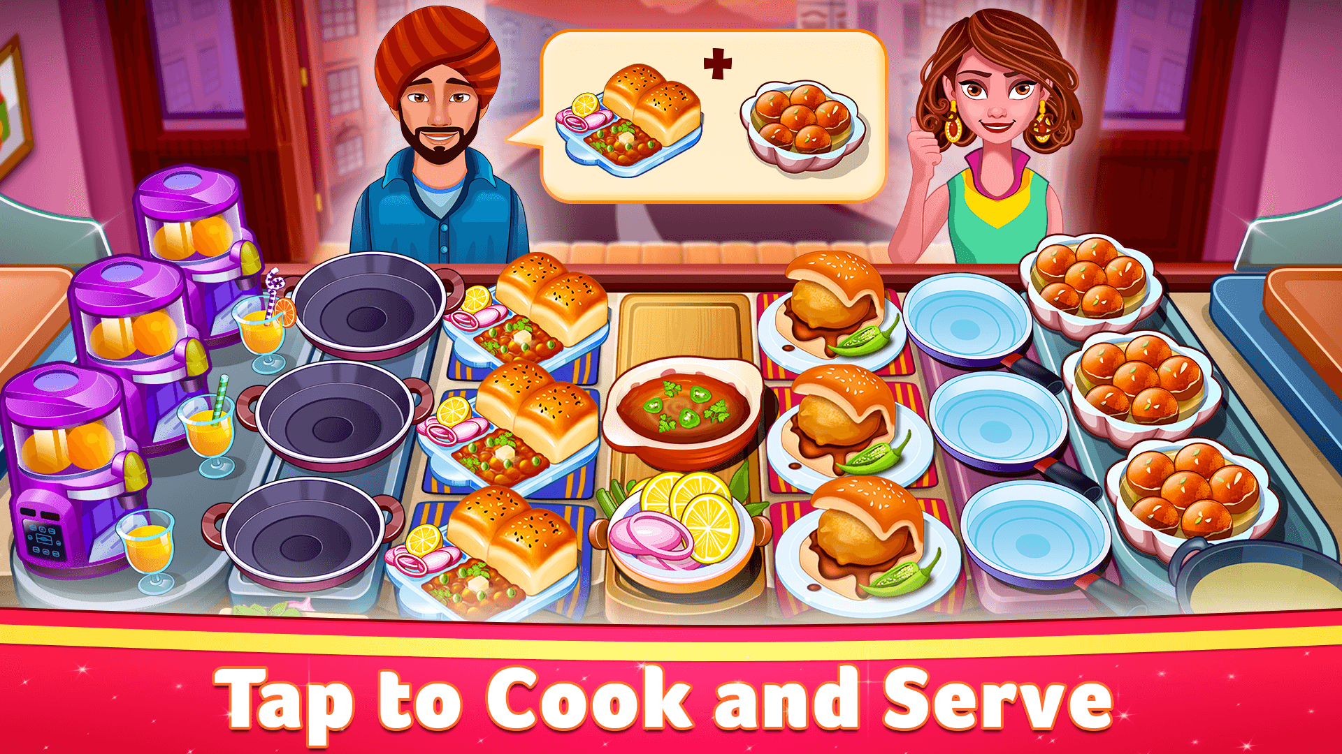 اسکرین شات 2 بازی Indian Cooking Star: Chef Game